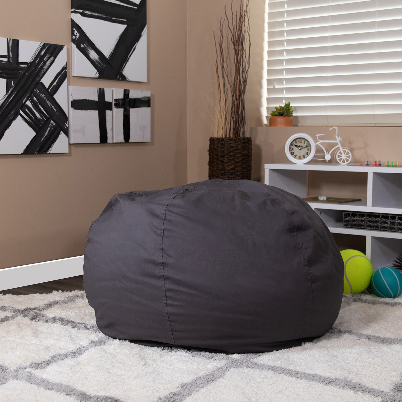 Detec™Muddha XXXL Bean Bag with Beans with Piping