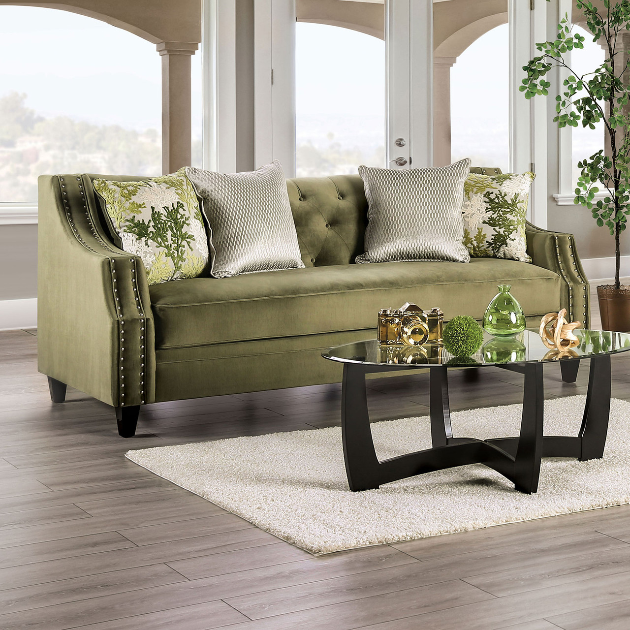 The Kaye Sofa Green at Furniture Express Hawaii- Hawaii's largest