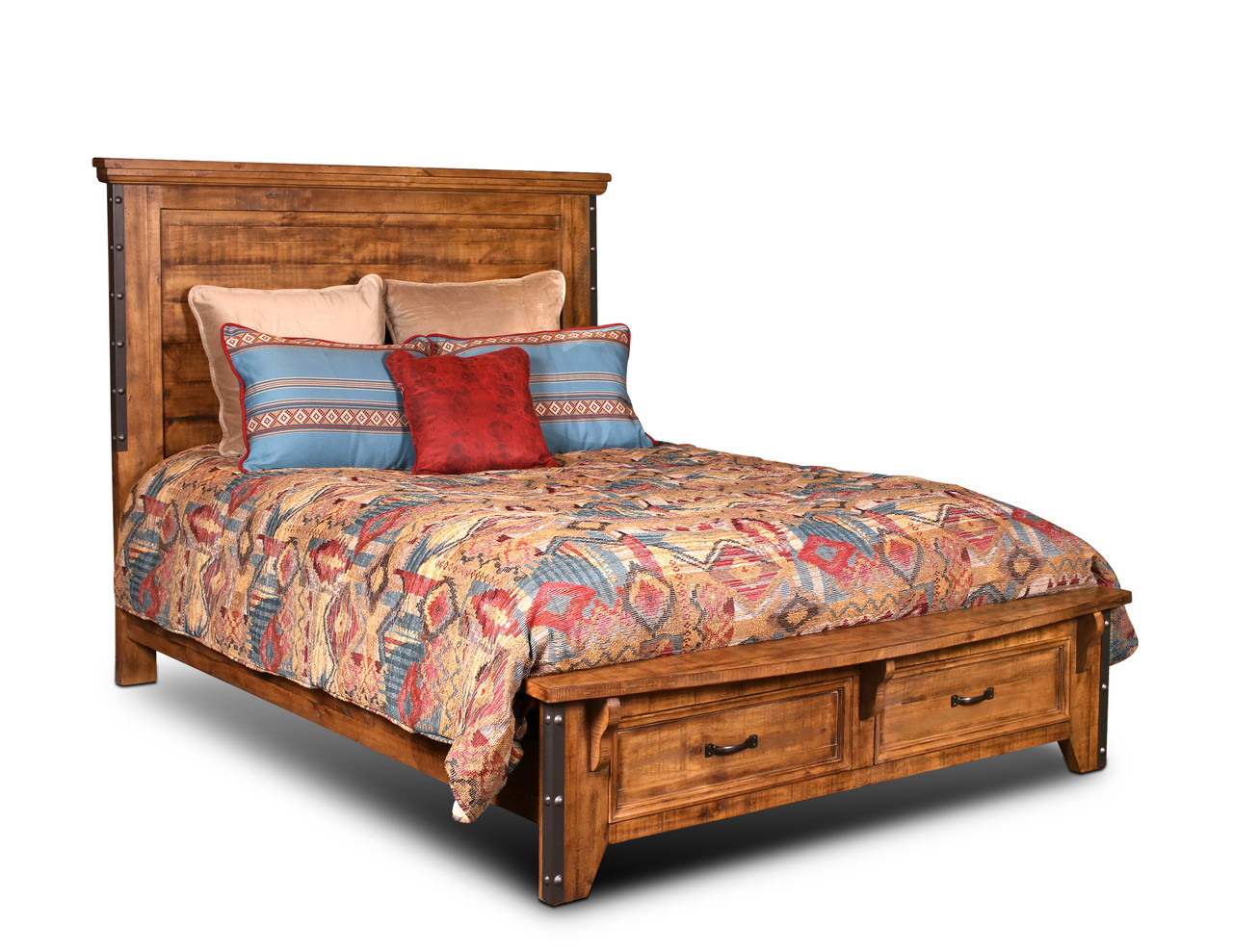 The Urban Rustic California King Bed Frame Available At Furniture Express Hi Serving Honolulu Hi And Surrounding Areas