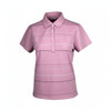 Ashworth Ladies Striped Polo Shirt