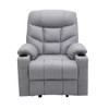 Homegear Fabric Power Lift Electric Recliner Chair w/ Massage, Grey