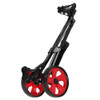 Caddymatic Golf Lite Trac 2 Wheel Folding Golf Trolley Black/Red