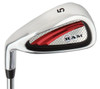Ram Golf SGS Mens Left Hand Golf Clubs Starter Set with Stand Bag Steel Shafts