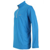 Woodworm 1/4 Zip Golf Pullover - Sky Blue / Silver