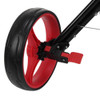 Caddymatic Golf Quad 4-Wheel Folding Golf Pull Push Trolley Black/Red