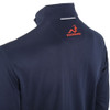 Woodworm Golf Mens 1/4 Zip Pullover Sweater Jumper, Navy/Red