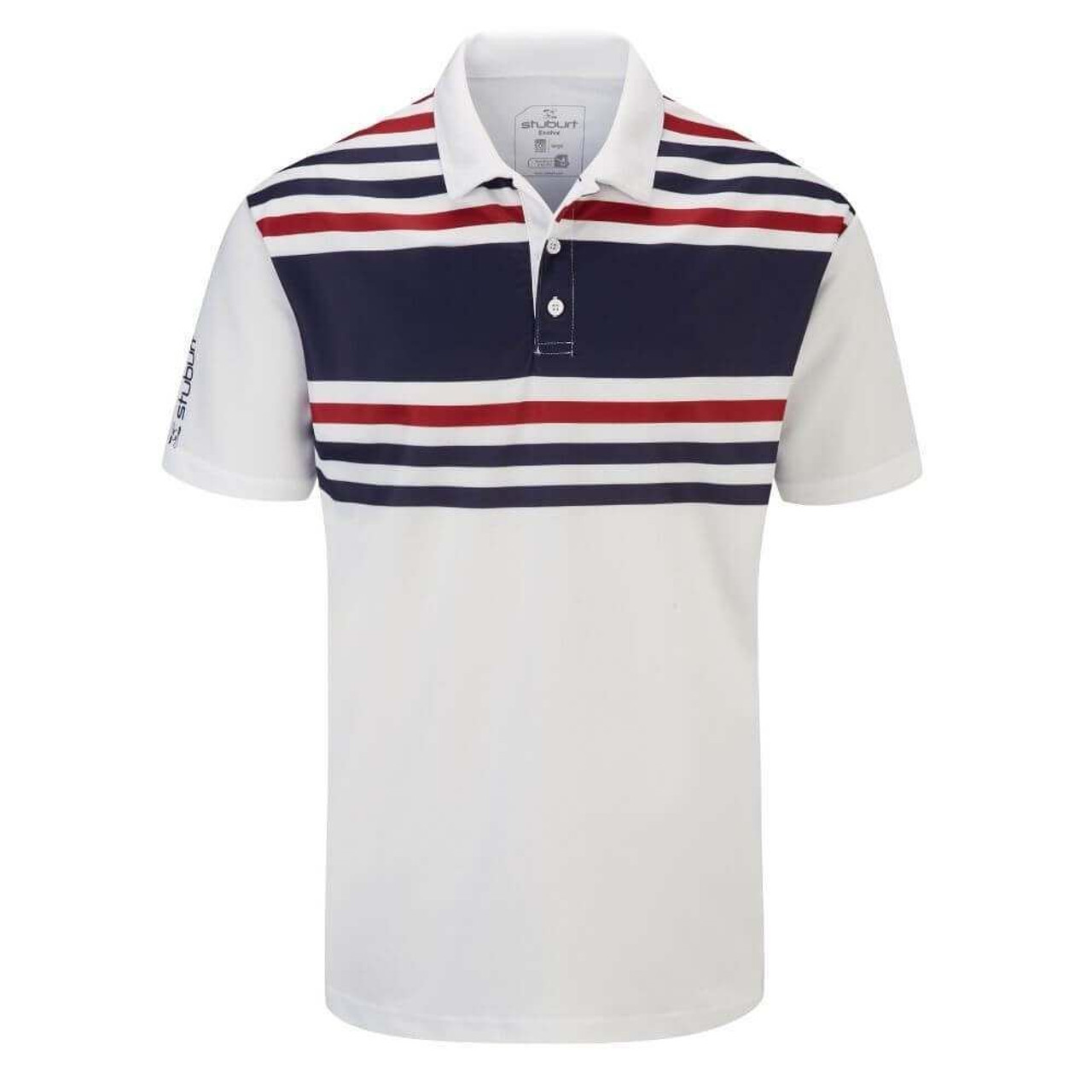 Stuburt Golf Evolve Pure Stripe Polo Shirt - The Sports HQ