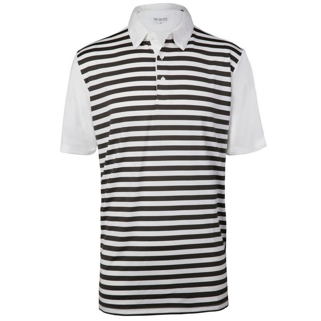 Ram Golf Tour Stripe Polo Shirts, Mens - The Sports HQ