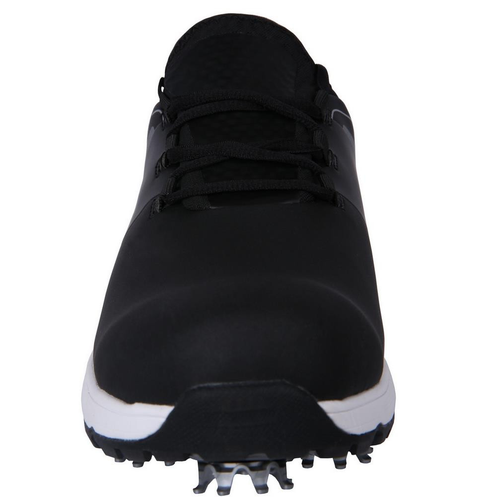 Ram Golf XT1 Mens Waterproof Golf Shoes, Spiked, Black The Sports HQ
