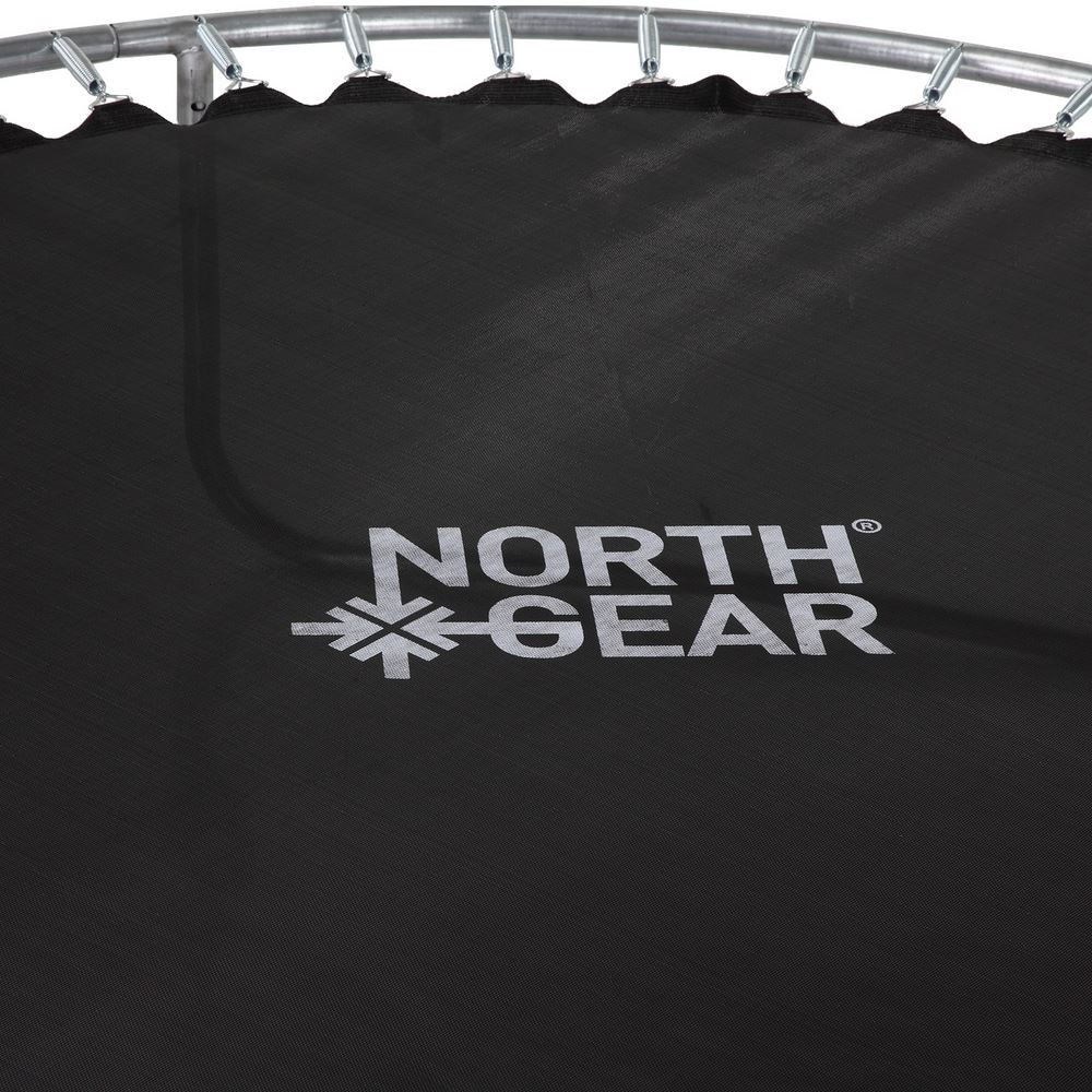 North Gear 8ft Trampoline Set with Safety Enclosure and Ladder The Sports HQ