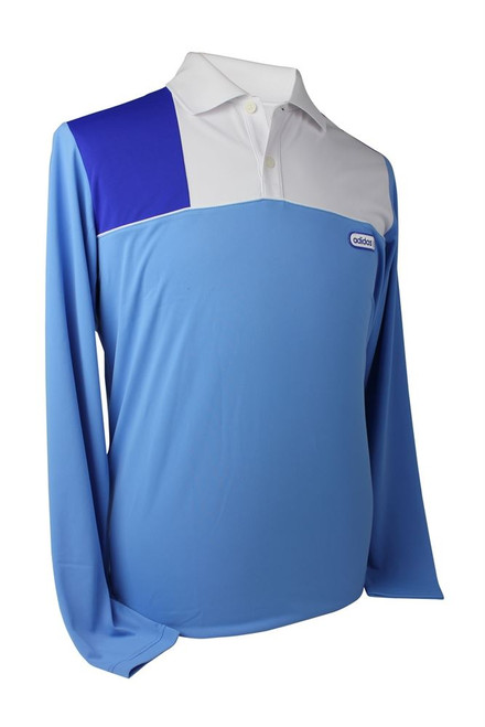 Adidas Mens Graphic Long Sleeve Polo Adidas Mens Graphic Long Sleeve Polo