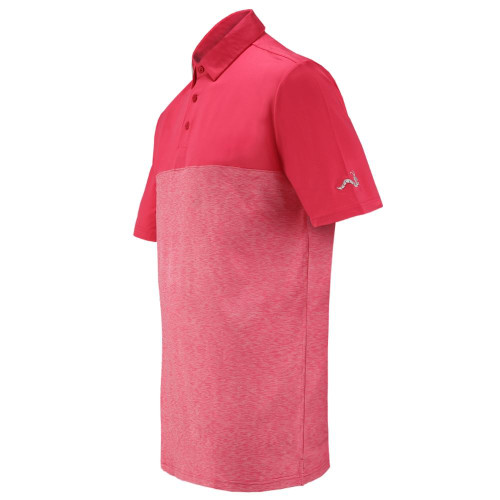 PACK OF 3 Woodworm Golf Shirts - Heather Panel Polos - Mens PACK OF 3 Woodworm Golf Shirts - Heather Panel Polos - Mens