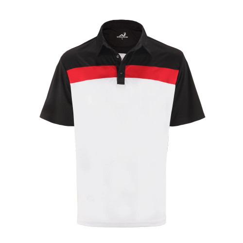 Woodworm Golf Shirts - 3 Pack - Tour Panel Polos - Mens Woodworm Golf Shirts - 3 Pack - Tour Panel Polos - Mens