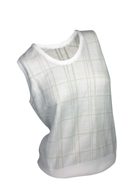 Ashworth Ladies Cross Striped Vest Ashworth Ladies Cross Striped Vest