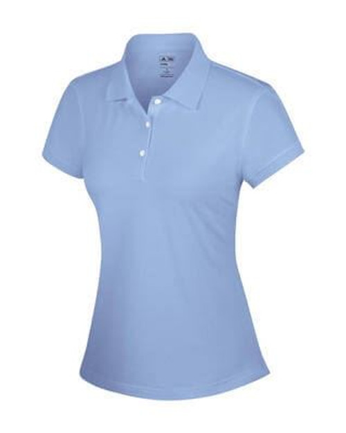 Adidas ClimaLite Ladies Solid Polo Adidas ClimaLite Ladies Solid Polo