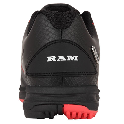 Ram Golf Player Waterproof Mens Golf Shoes - Black / Red Ram Golf Player Waterproof Mens Golf Shoes - Black / Red