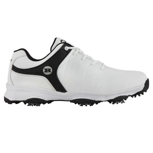 Ram Golf FX Tour Mens Waterproof Golf Shoes, White/Black Ram Golf FX Tour Mens Waterproof Golf Shoes, White/Black