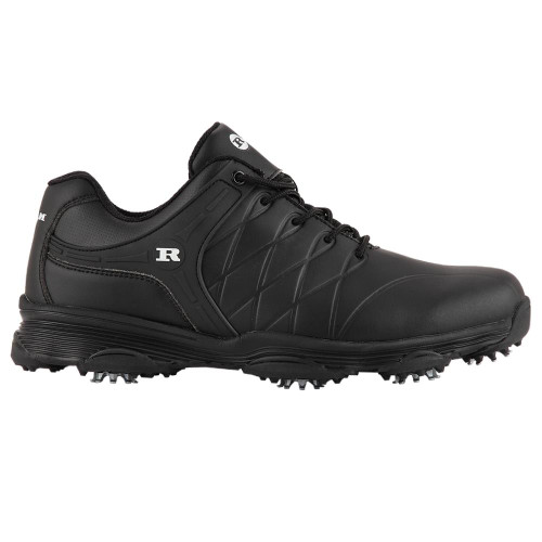 Ram Golf FX Tour Mens Waterproof Golf Shoes, Black Ram Golf FX Tour Mens Waterproof Golf Shoes, Black