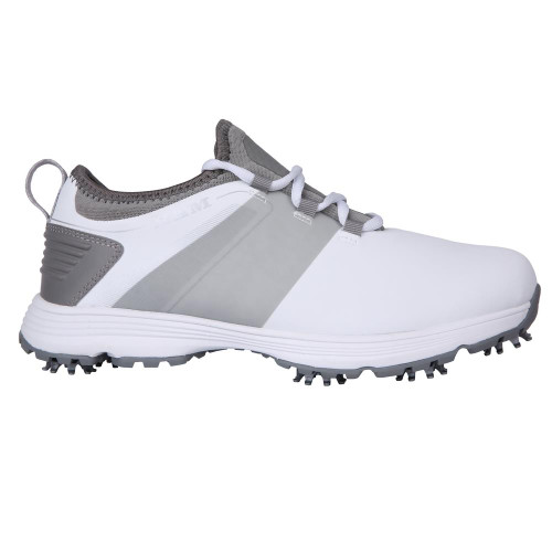 Ram Golf XT1 Mens Waterproof Golf Shoes, Spiked, White The Sports HQ