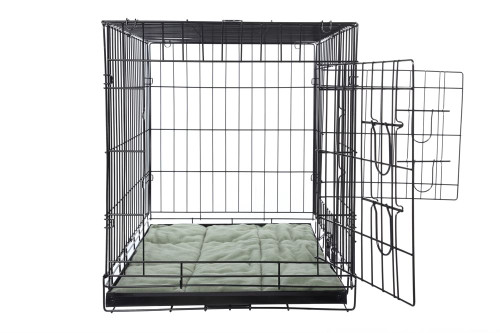 Confidence Pet Dog Folding 2 Door Crate Puppy Carrier Training Cage With Bed L Confidence Pet Dog Folding 2 Door Crate Puppy Carrier Training Cage With Bed L