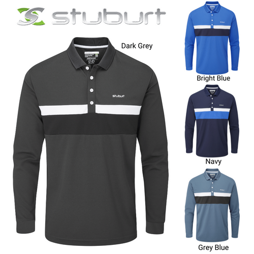 Stuburt Golf Motion Long Sleeve Polo