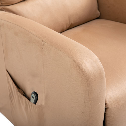 Homegear Microfiber Power Lift Recliner Chair with Electric Recline Taupe Homegear Microfiber Power Lift Recliner Chair with Electric Recline Taupe