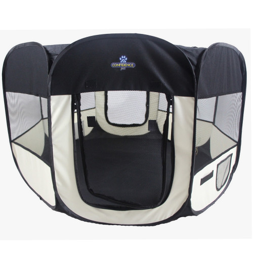Confidence PET Fabric Indoor Foldable Dog Playpen Puppy Guinea Pig Exercise L Confidence PET Fabric Indoor Foldable Dog Playpen Puppy Guinea Pig Exercise L