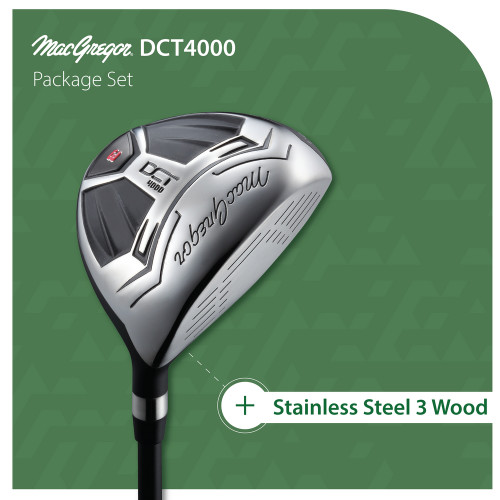 MacGregor Golf DCT4000 Golf Clubs Set with Bag, Mens Left Hand (9 Clubs / 13 Pieces) MacGregor Golf DCT4000 Golf Clubs Set with Bag, Mens Left Hand (9 Clubs / 13 Pieces)
