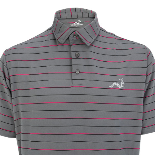 Woodworm Golf Clothes Select Stripe Mens Polo Shirts 3 Pack