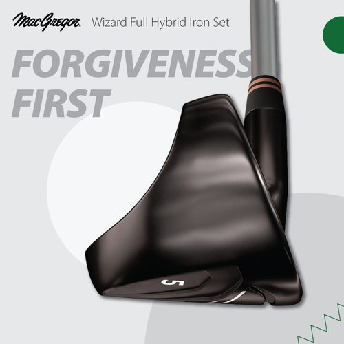 MacGregor Golf Wizard Hybrid Iron Set, Mens Right Hand