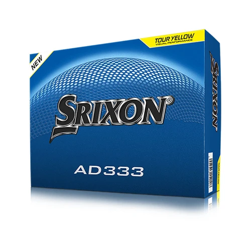 12 Srixon AD333 Mens Golf Balls - 1 Dozen PERSONALISED