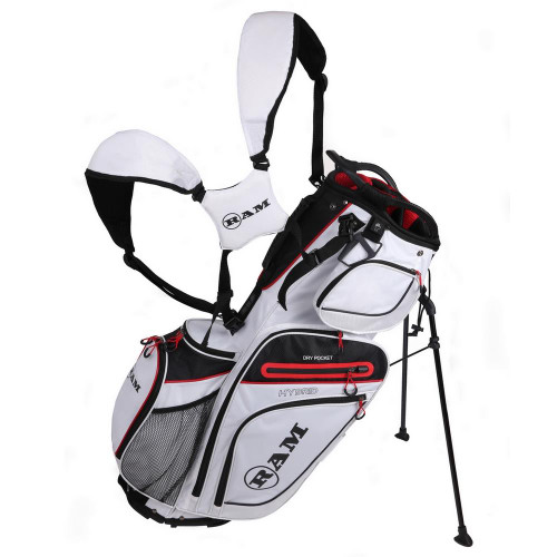 Ram Golf Hybrid Stand / Trolley Golf Bag with 14 Way Divider Ram Golf Hybrid Stand / Trolley Golf Bag with 14 Way Divider