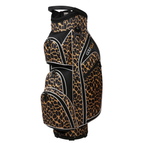 Golf Girl Ladies 14 Way Trolley Bag - Leopard Skin