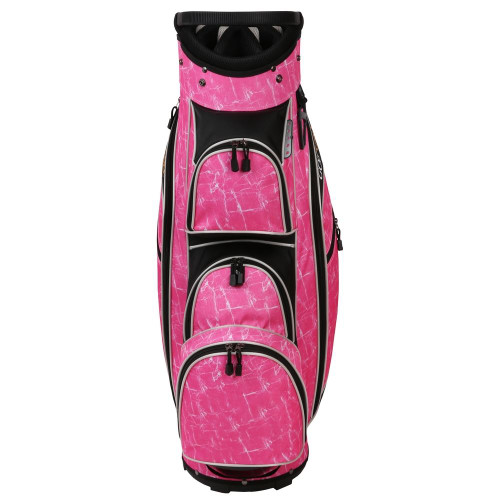 Golf Girl Ladies 14 Way Trolley Bag - Pink Golf Girl Ladies 14 Way Trolley Bag - Pink