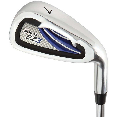 Ram Golf EZ3 Mens Right Hand +1 Inch Iron Set 5-6-7-8-9-PW HYBRID INCLUDED