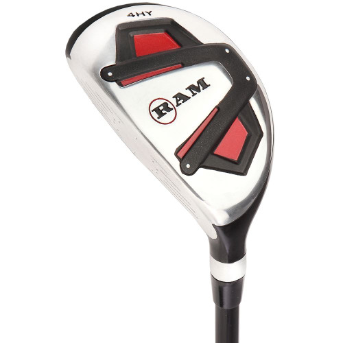 Ram Golf Accubar Mens Clubs All Graphite Iron Set 6-7-8-9-PW with Hybrids 24° and 27° - Lefty Ram Golf Accubar Mens Clubs All Graphite Iron Set 6-7-8-9-PW with Hybrids 24° and 27° - Lefty