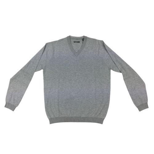 Ashworth Mens Stripe Pima Cotton Sweater Ashworth Mens Stripe Pima Cotton Sweater