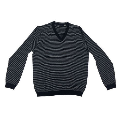 Ashworth Mens Stripe Pima Cotton Sweater Ashworth Mens Stripe Pima Cotton Sweater