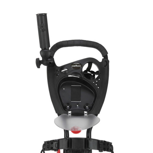 Caddymatic Golf Quad 4-Wheel Folding Golf Pull Push Trolley Black/Red Caddymatic Golf Quad 4-Wheel Folding Golf Pull Push Trolley Black/Red