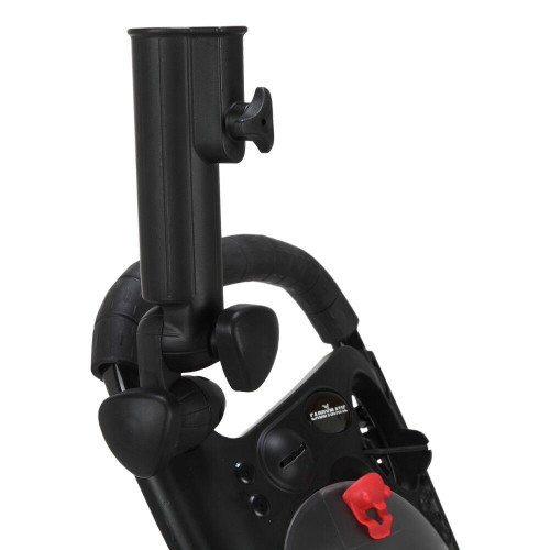 Caddymatic Golf Quad 4-Wheel Folding Golf Pull Push Trolley Black/Red Caddymatic Golf Quad 4-Wheel Folding Golf Pull Push Trolley Black/Red