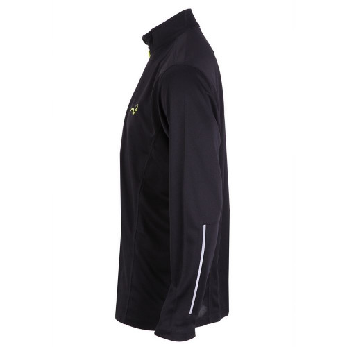 Woodworm Golf Mens 1/4 Zip Pullover Sweater Jumper, Black/Neon Woodworm Golf Mens 1/4 Zip Pullover Sweater Jumper, Black/Neon
