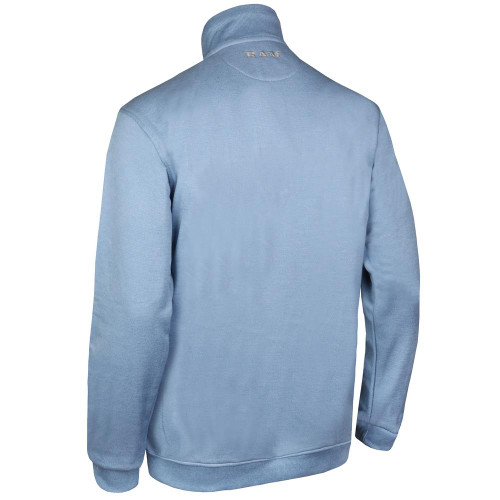 Ram Golf 1/4 Zip Pullover Sweater, Mens, Sky Blue Ram Golf 1/4 Zip Pullover Sweater, Mens, Sky Blue