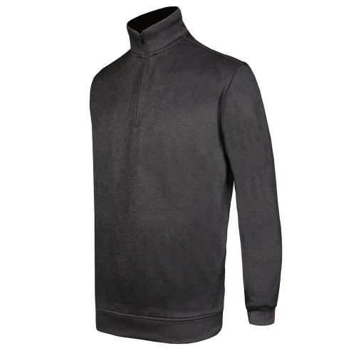 Ram Golf 1/4 Zip Pullover Sweater, Mens, Dark Grey Ram Golf 1/4 Zip Pullover Sweater, Mens, Dark Grey