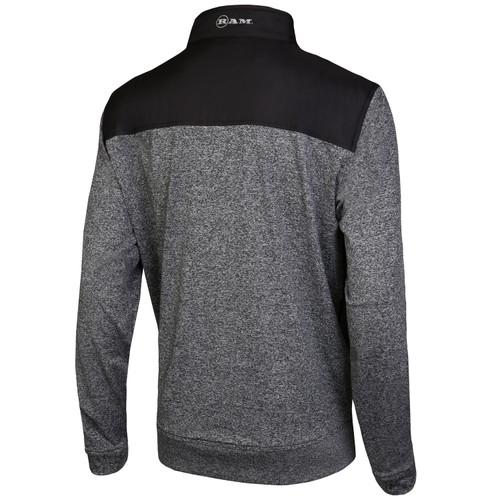 Ram Golf Full Zip Padded Sweater, Black/Grey Ram Golf Full Zip Padded Sweater, Black/Grey