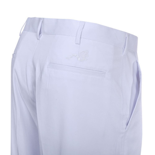 Woodworm DryFit Flat Front Golf Trousers White Woodworm DryFit Flat Front Golf Trousers White