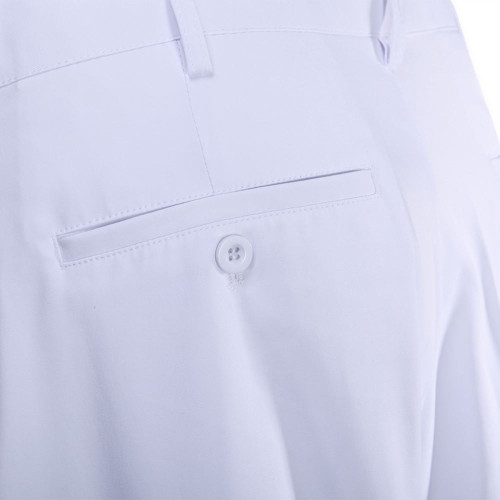 Woodworm DryFit Flat Front Golf Trousers White Woodworm DryFit Flat Front Golf Trousers White