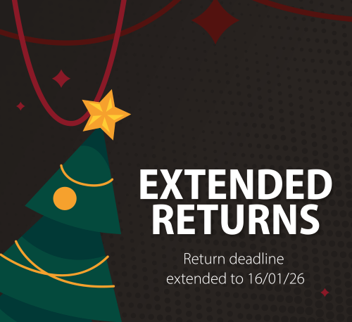 Extended Returns until 16th January