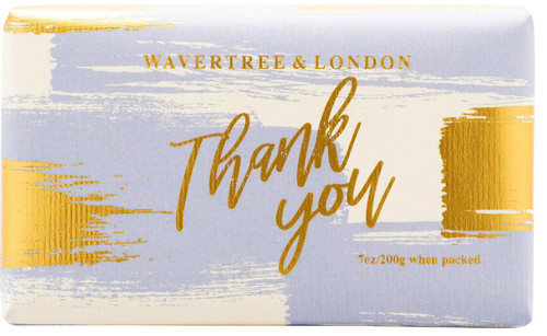 WaveTree and London Thank You Blue bar Soap