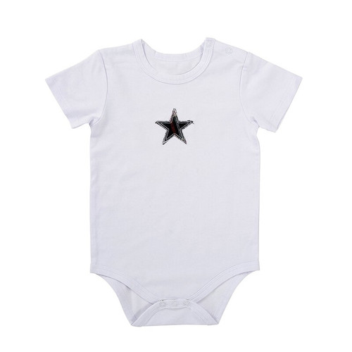 Stephan Baby White Plaid Star Snap Shirt