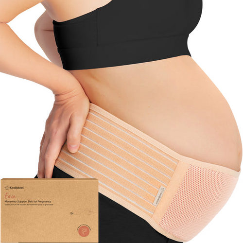 KeaBabies Maternity Support Belt (Classic Ivory)